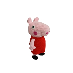 Peluche Peppa Pig amigurumi - Imagen 2