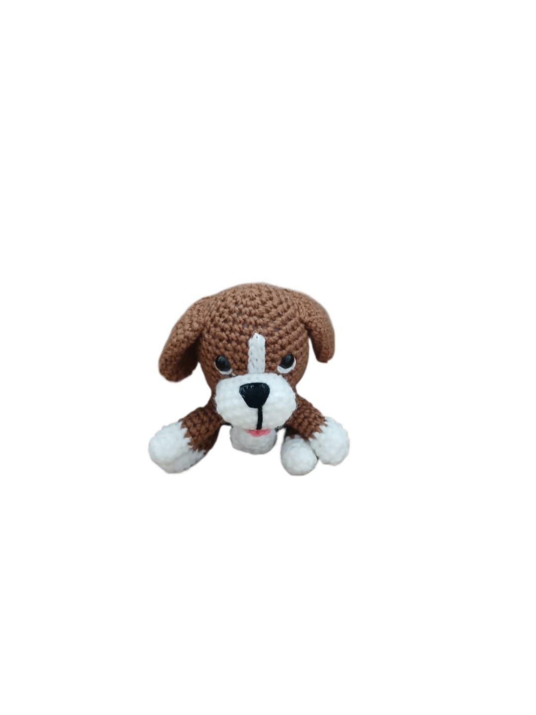 Peluche perro beagle hecho a mano a ganchillo (amigurumi). - Imagen 1