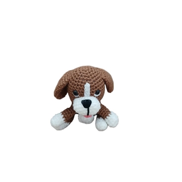 Peluche perro beagle hecho a mano a ganchillo (amigurumi). - Imagen 1