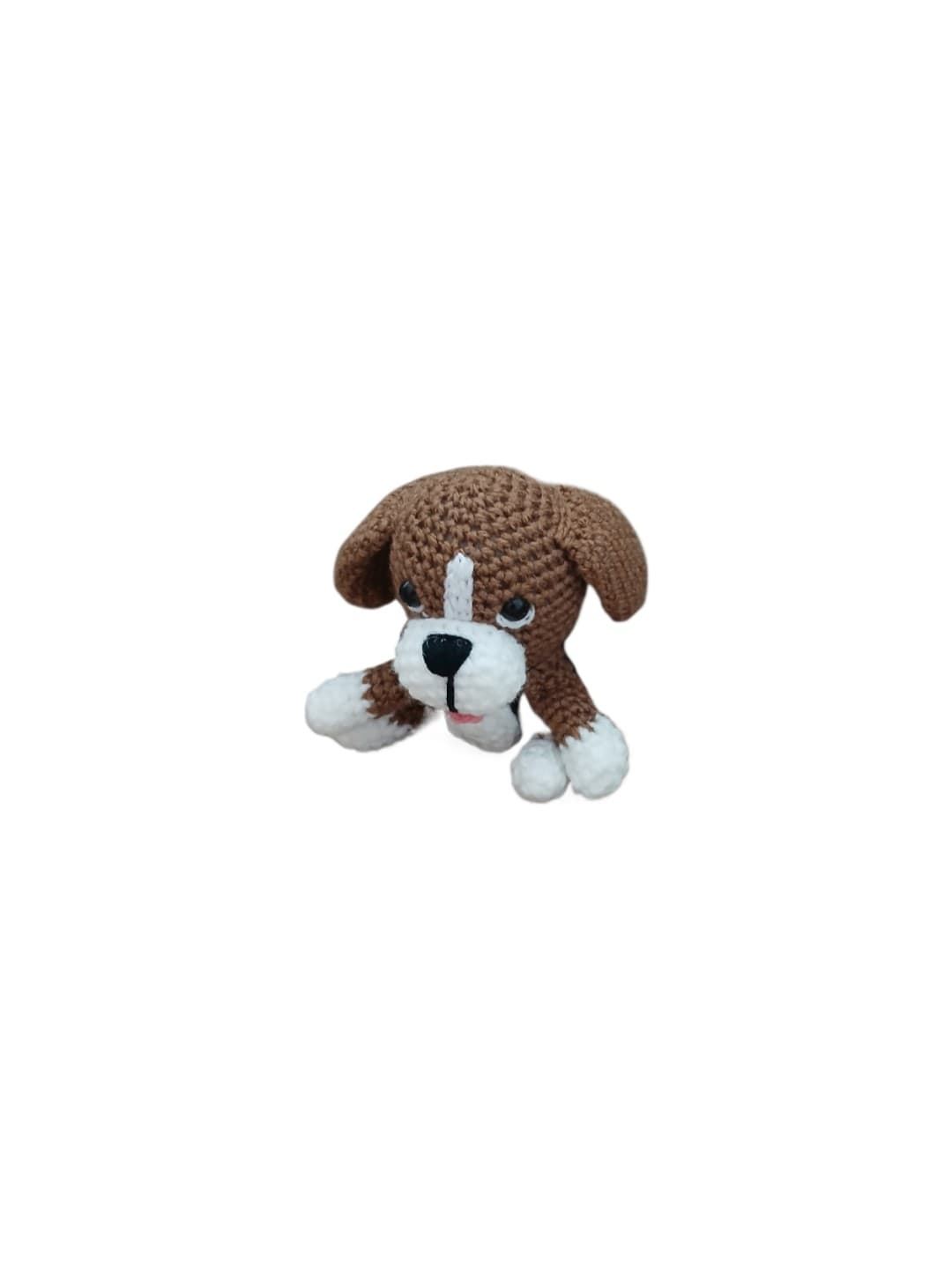 Peluche perro beagle hecho a mano a ganchillo (amigurumi). - Imagen 2