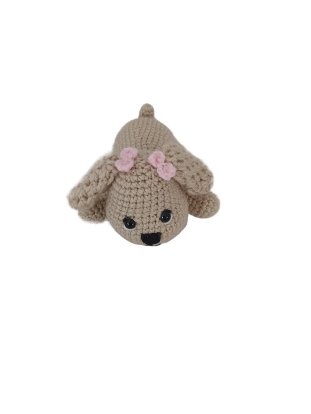 Peluche perro cocker hecho a mano a ganchillo (amigurumi). - Imagen 1