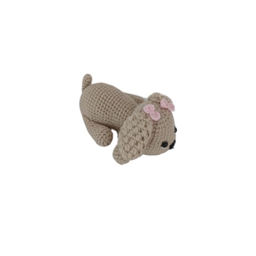 Peluche perro cocker hecho a mano a ganchillo (amigurumi). - Imagen 2