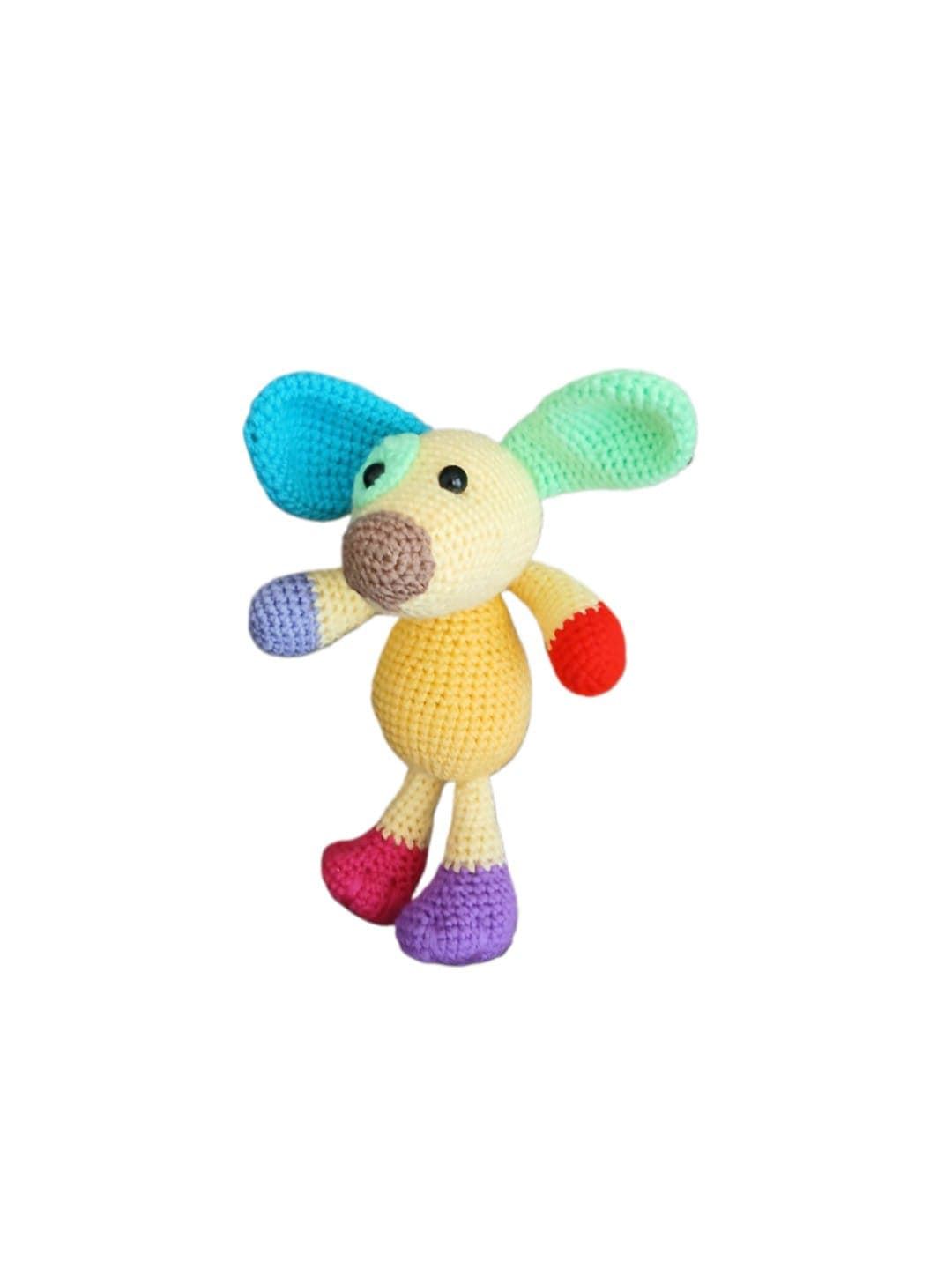 Peluche perro colores hecho a mano a ganchillo (amigurumi). - Imagen 2