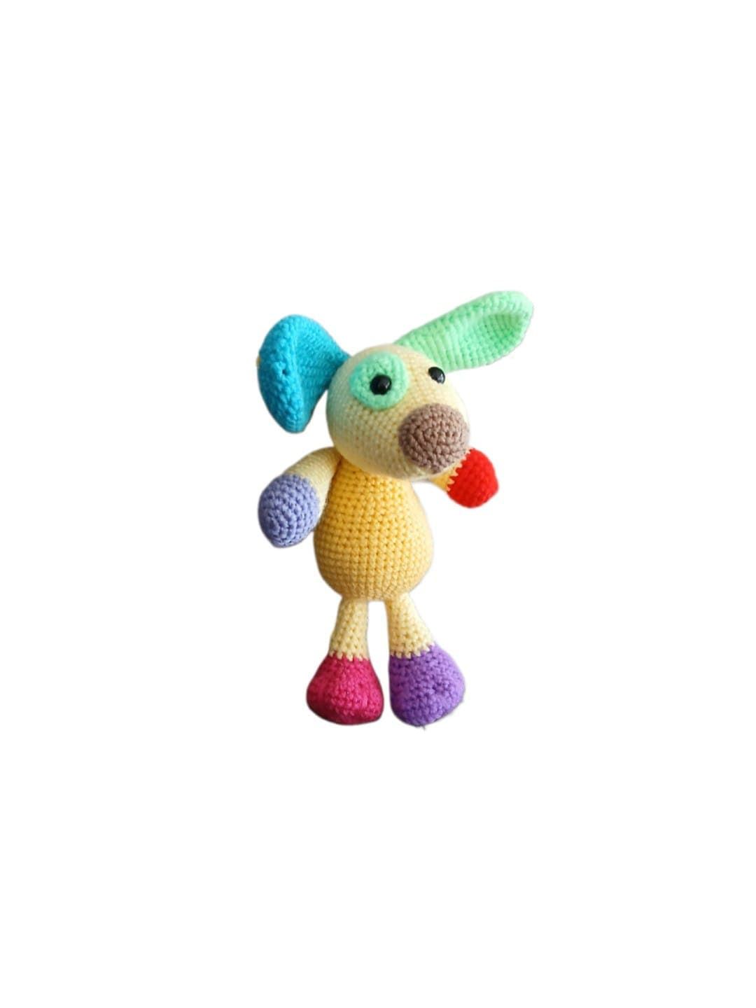 Peluche perro colores hecho a mano a ganchillo (amigurumi). - Imagen 3