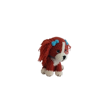 Peluche perro hecho a mano a ganchillo (amigurumi). - Imagen 2