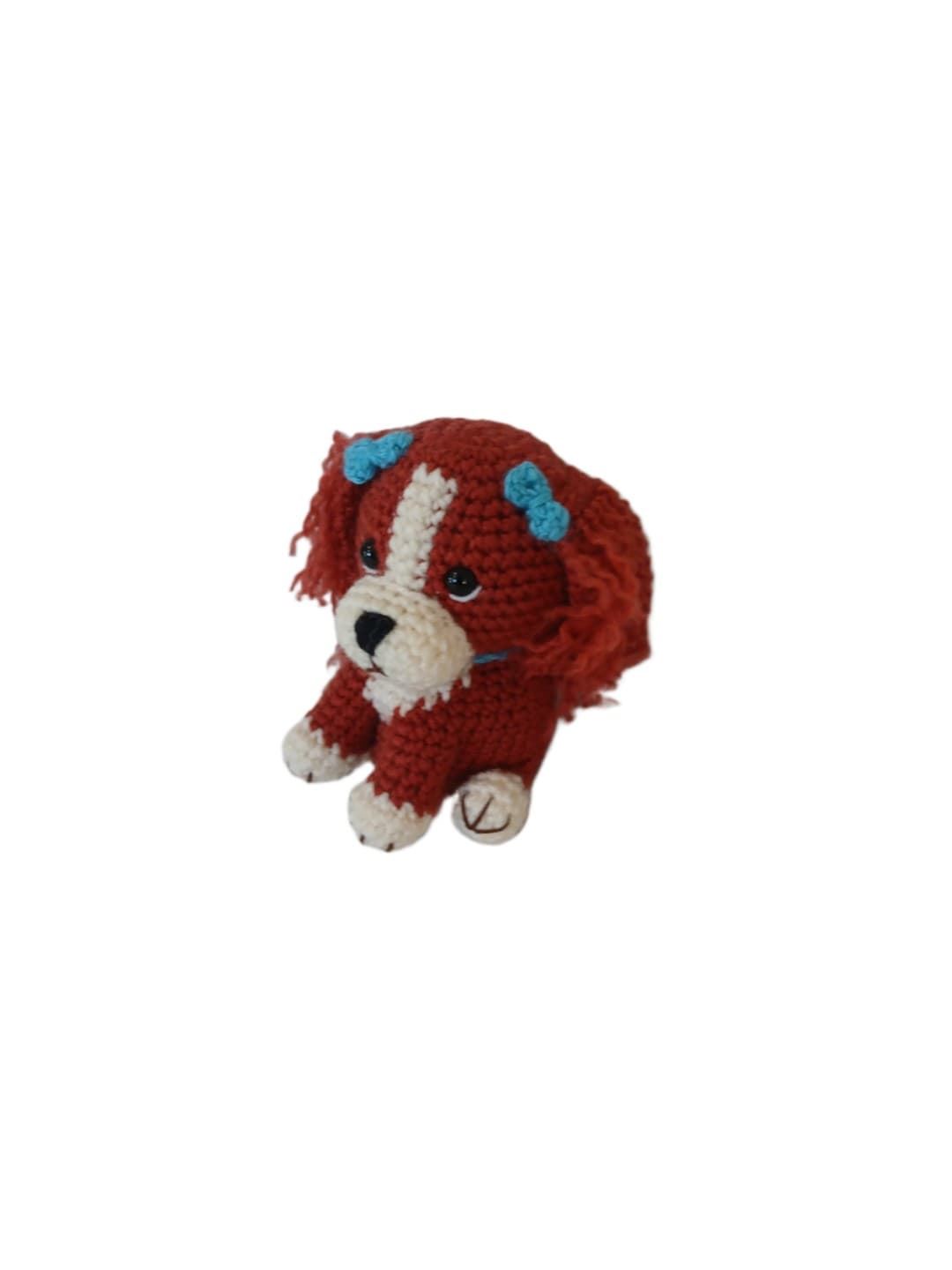 Peluche perro hecho a mano a ganchillo (amigurumi). - Imagen 3