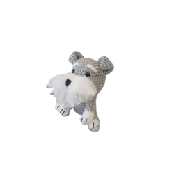 Peluche perro snaucherz hecho a mano a ganchillo (amigurumi). - Imagen 2