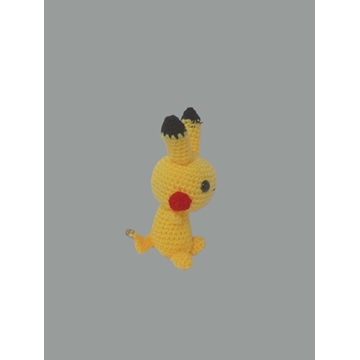 Peluche pikachu hecho a mano a ganchillo (amigurumi). - Imagen 2