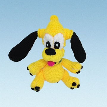 Peluche Pluto amigurumi - Imagen 1