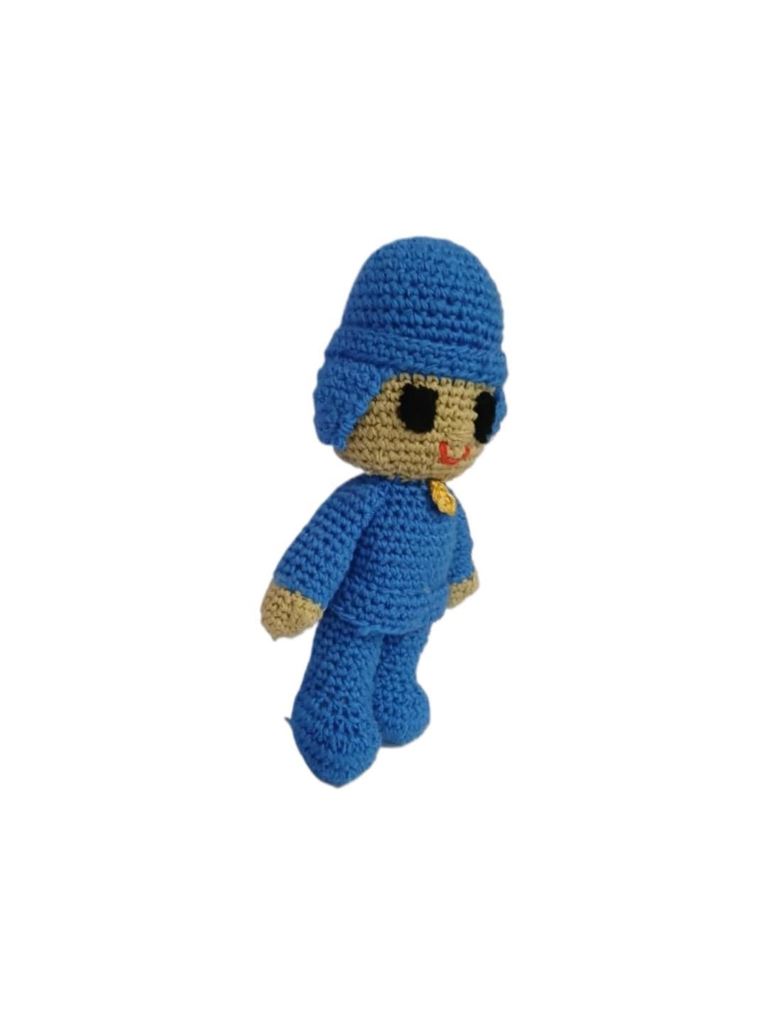 Peluche pocoyo hecho a mano a ganchillo (amigurumi). - Imagen 2