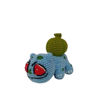 Peluche pokemon bulbasur echo a mano a ganchillo (amigurumi). - Imagen 2