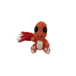 Peluche pokemon charmander hecho a mano a ganchillo (amigurumi). - Imagen 1