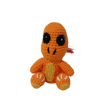 Peluche pokemon charmander hecho a mano a ganchillo (amigurumi). - Imagen 1