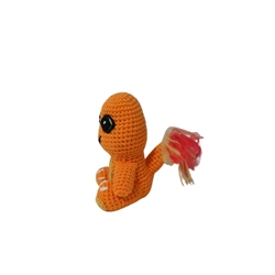 Peluche pokemon charmander hecho a mano a ganchillo (amigurumi). - Imagen 2