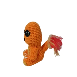 Peluche pokemon charmander hecho a mano a ganchillo (amigurumi). - Imagen 2