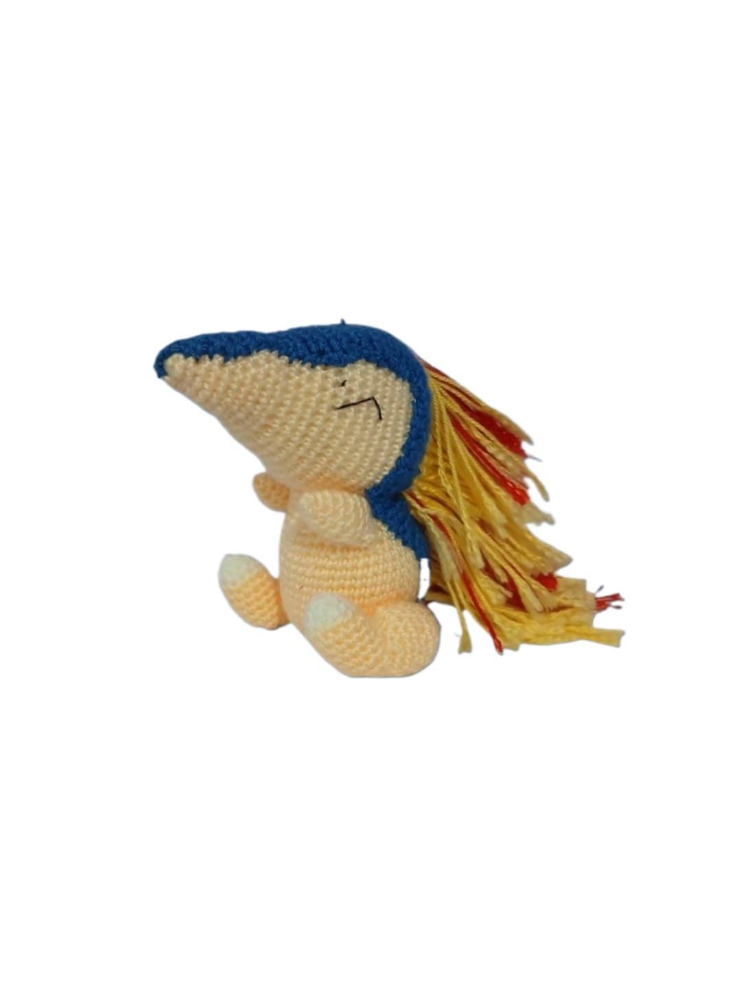 Peluche pokemon cyndaquil hecho a mano a ganchillo (amigurumi). - Imagen 1