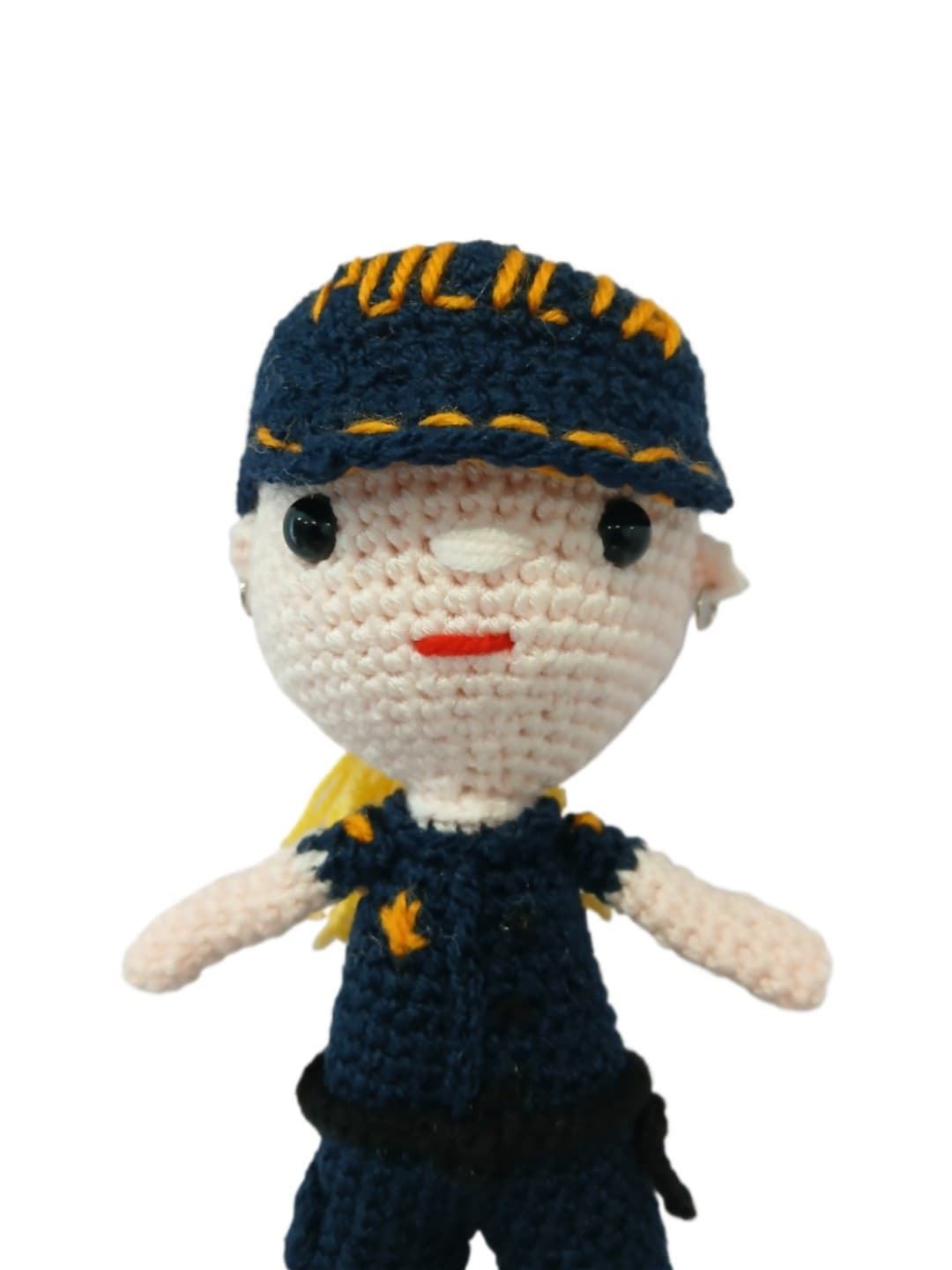 Peluche policía hecha a  ganchillo (amigurumi). - Imagen 3