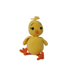 Peluche pollo hecho a mano a ganchillo (amigurumi). - Imagen 1
