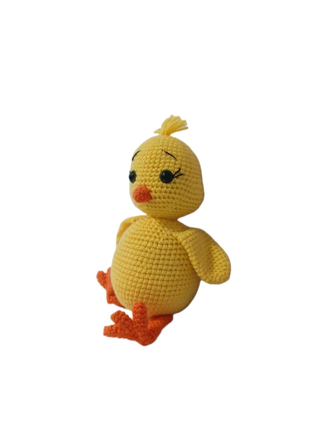 Peluche pollo hecho a mano a ganchillo (amigurumi). - Imagen 2