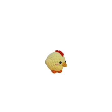 Peluche pollo mini hecho a mano a ganchillo (amigurumi) - Imagen 2