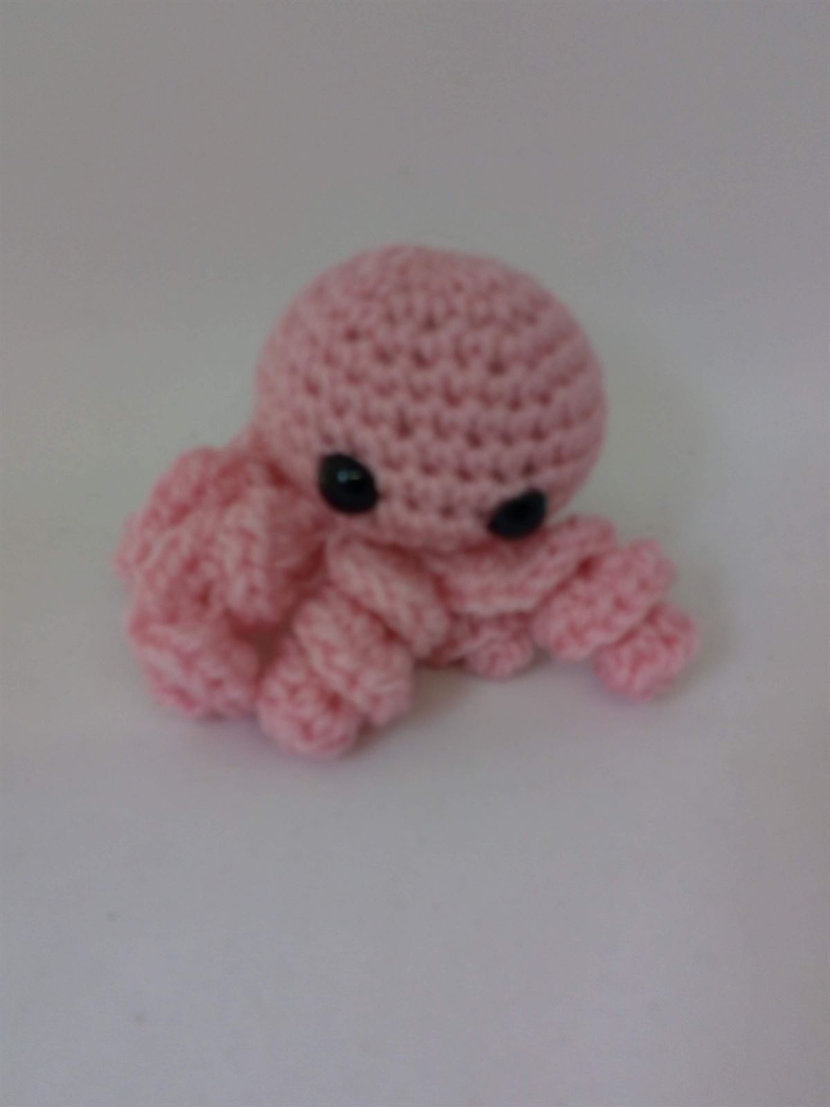 Peluche pulpo amigurumi 8 cm - Imagen 6