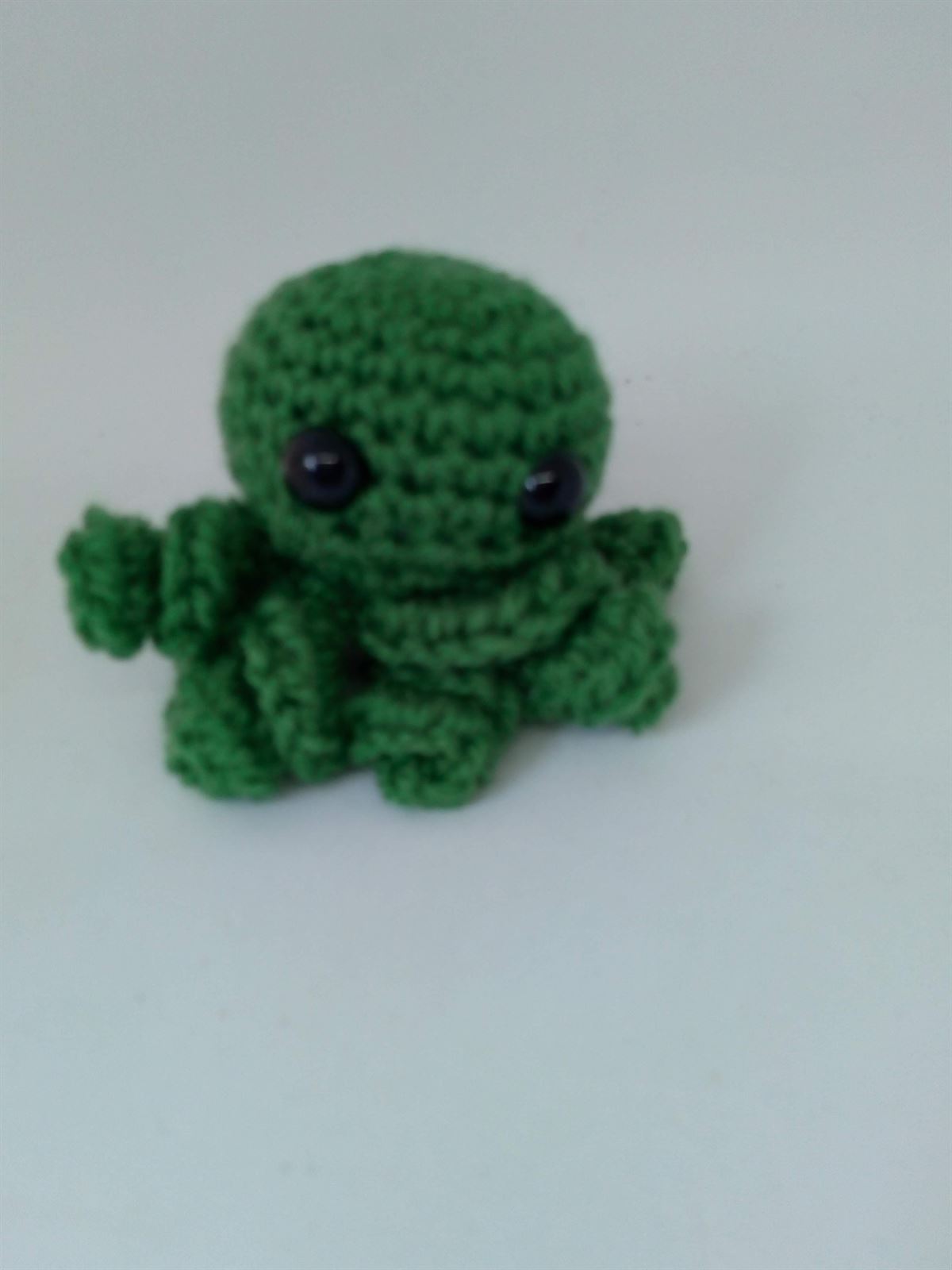 Peluche pulpo amigurumi 8 cm - Imagen 7