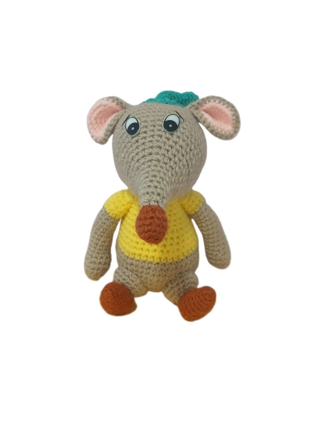 Peluche ratón gus gus cenicinienta disney hecho a mano a ganchillo (amigurumi). - Imagen 1
