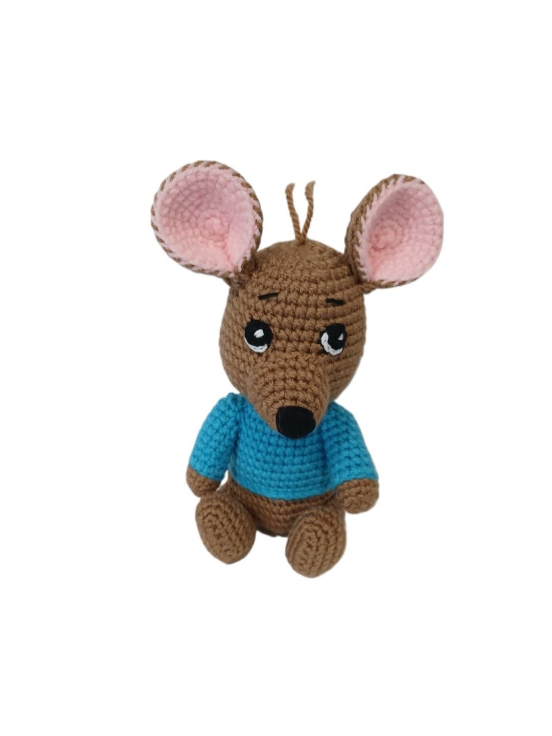Peluche rito canguro de winnie pooh hecho a mano a ganchillo (amigurumi). - Imagen 1