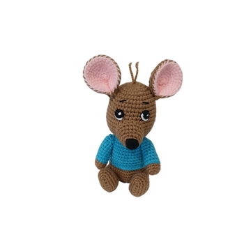 Peluche rito canguro de winnie pooh hecho a mano a ganchillo (amigurumi). - Imagen 1