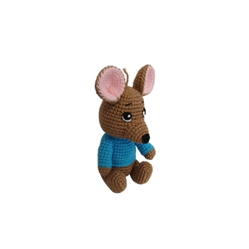 Peluche rito canguro de winnie pooh hecho a mano a ganchillo (amigurumi). - Imagen 2