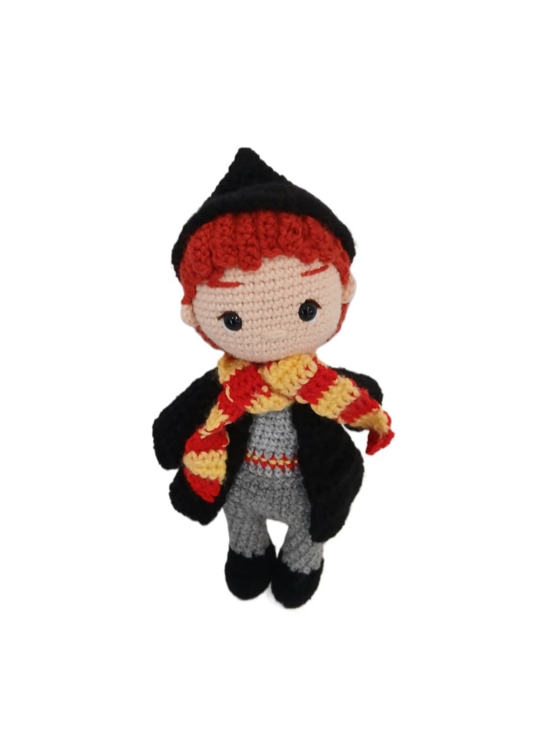 Peluche Ron Harry potter hecho a mano a ganchillo (amigurumi). - Imagen 1