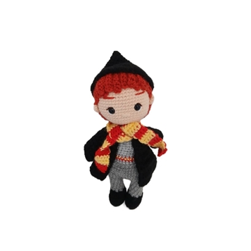 Peluche Ron Harry potter hecho a mano a ganchillo (amigurumi). - Imagen 1