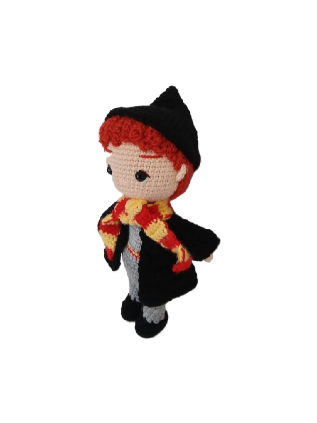Peluche Ron Harry potter hecho a mano a ganchillo (amigurumi). - Imagen 3