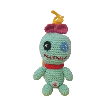Peluche scrump trapos stitch hecho a mano a ganchillo (amigurumi). - Imagen 1