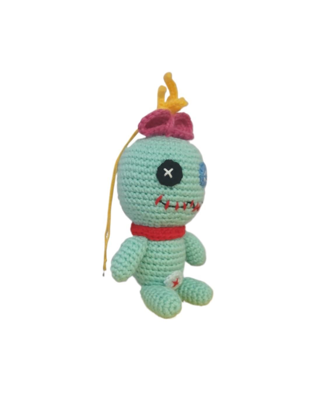Peluche scrump trapos stitch hecho a mano a ganchillo (amigurumi). - Imagen 3