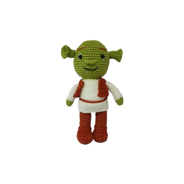 Peluche shrek hecho a mano a ganchillo (amigurumi). - Imagen 1