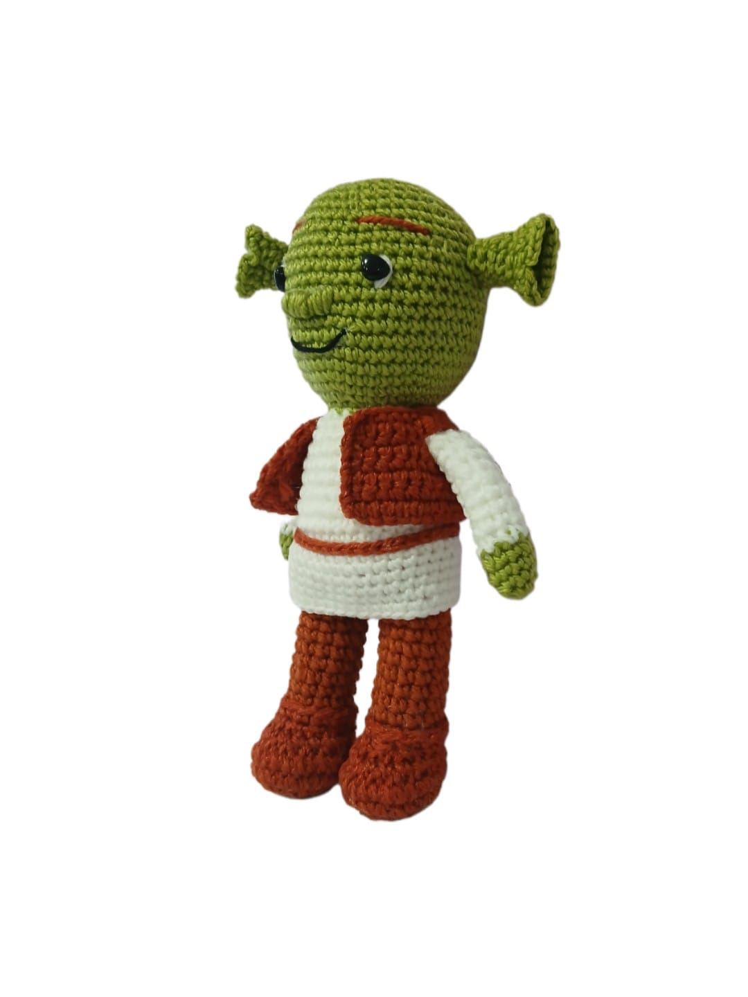 Peluche shrek hecho a mano a ganchillo (amigurumi). - Imagen 2