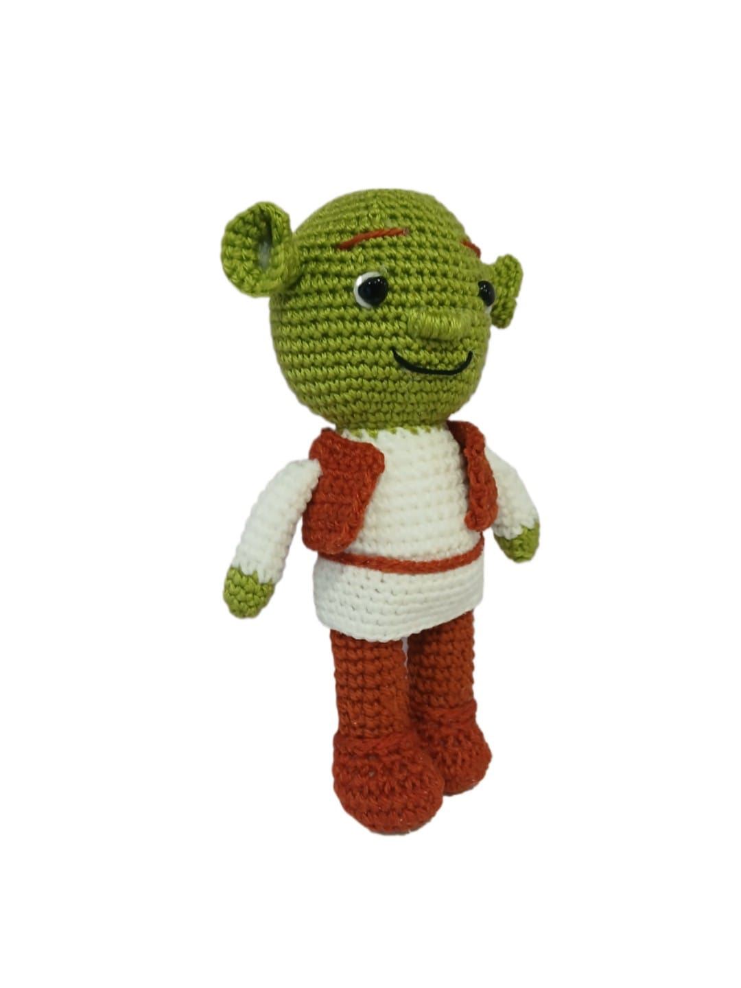 Peluche shrek hecho a mano a ganchillo (amigurumi). - Imagen 3