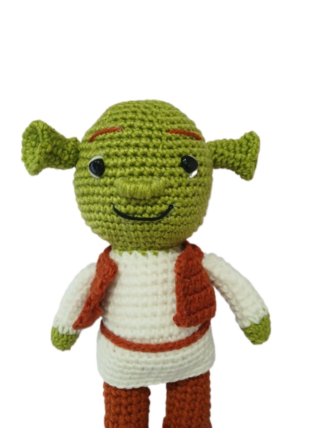 Peluche shrek hecho a mano a ganchillo (amigurumi). - Imagen 4