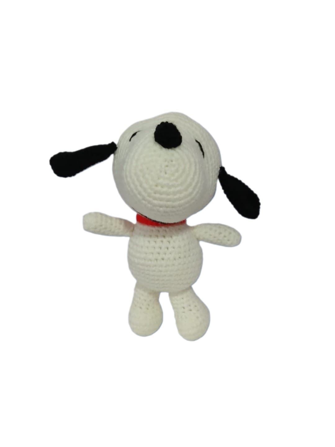 Peluche snoopy hecho a mano a ganchillo (amigurumi). - Imagen 1