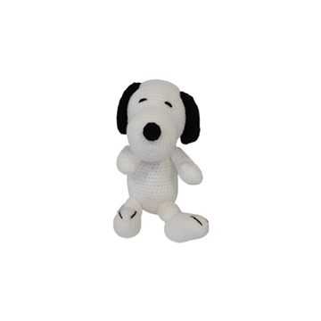 Peluche snoopy hecho a mano a ganchillo (amigurumi). - Imagen 1