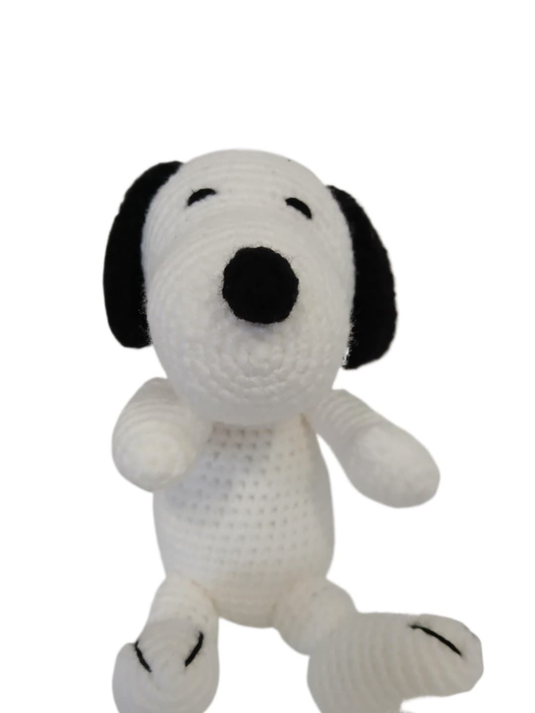 Peluche snoopy hecho a mano a ganchillo (amigurumi). - Imagen 4