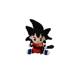 Peluche songoku dragon ball hecho a mano a ganchillo (amigurumi). - Imagen 1