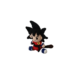 Peluche songoku dragon ball hecho a mano a ganchillo (amigurumi). - Imagen 2