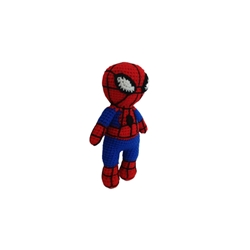 Peluche spiderman hecho a mano a ganchillo (amigurumi). - Imagen 2