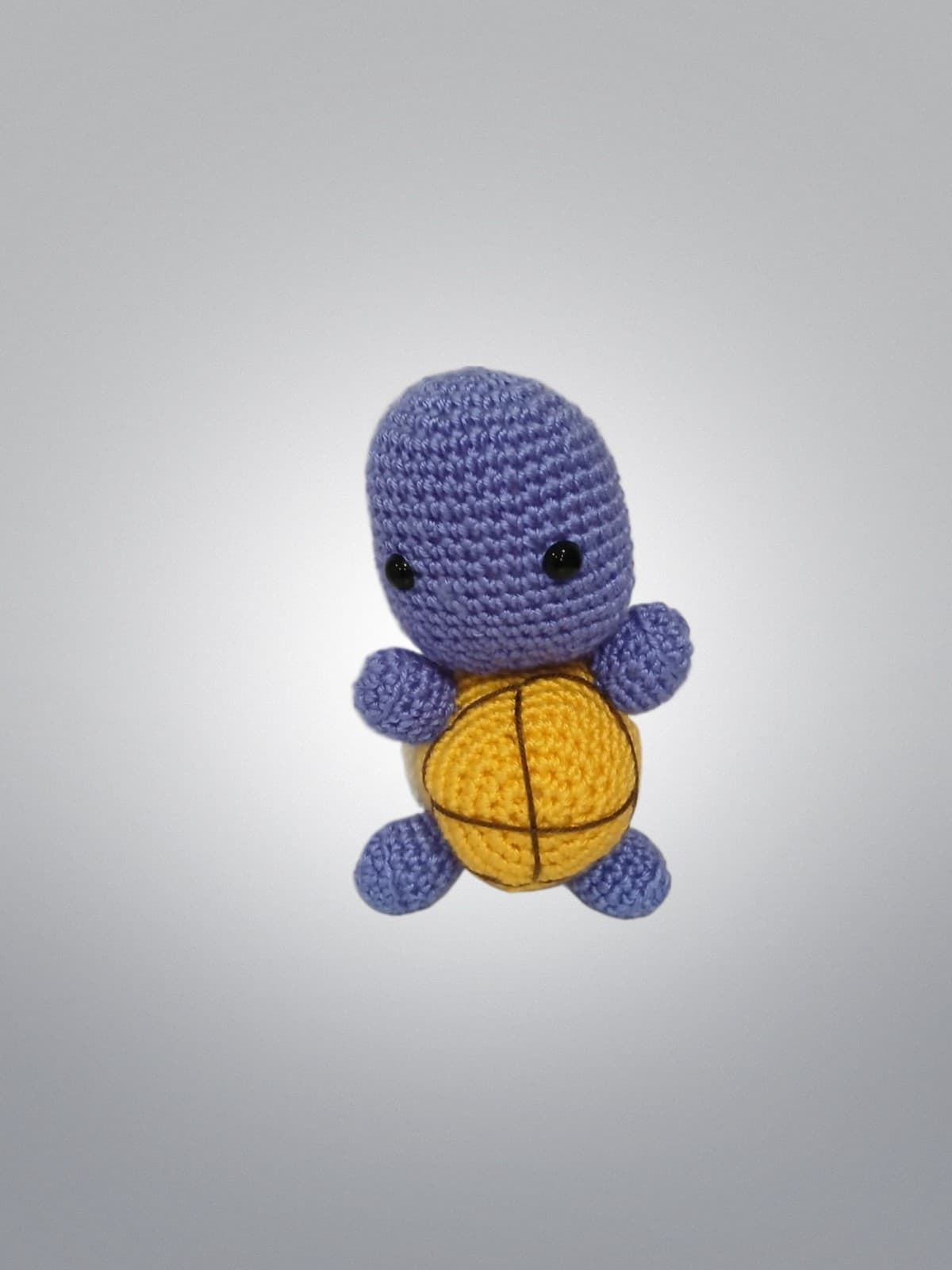 Peluche squirtle pokemon hecho a mano a ganchillo (amigurumi). - Imagen 1