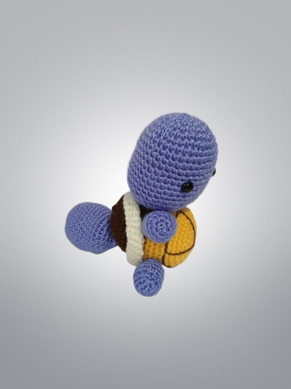 Peluche squirtle pokemon hecho a mano a ganchillo (amigurumi). - Imagen 3