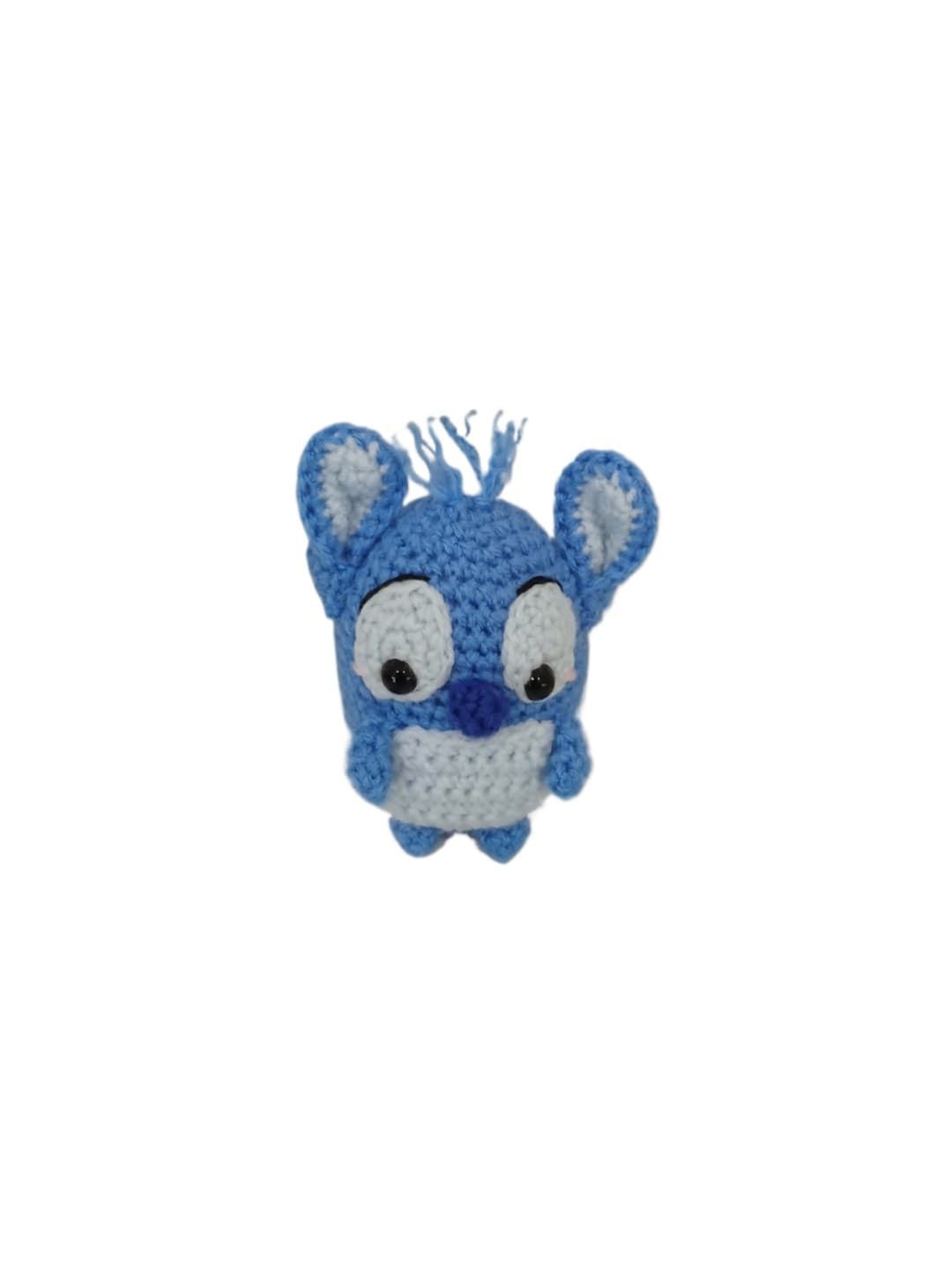 Peluche stitch mini hecho a mano a ganchillo (amigurumi). - Imagen 1