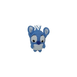 Peluche stitch mini hecho a mano a ganchillo (amigurumi). - Imagen 1