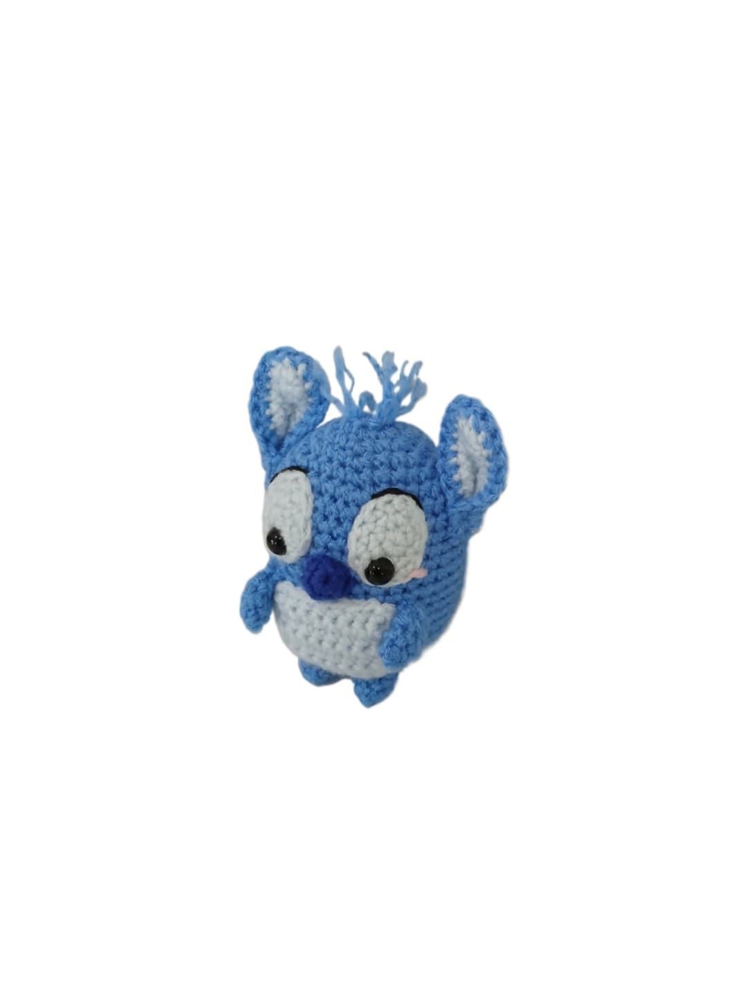 Peluche stitch mini hecho a mano a ganchillo (amigurumi). - Imagen 2